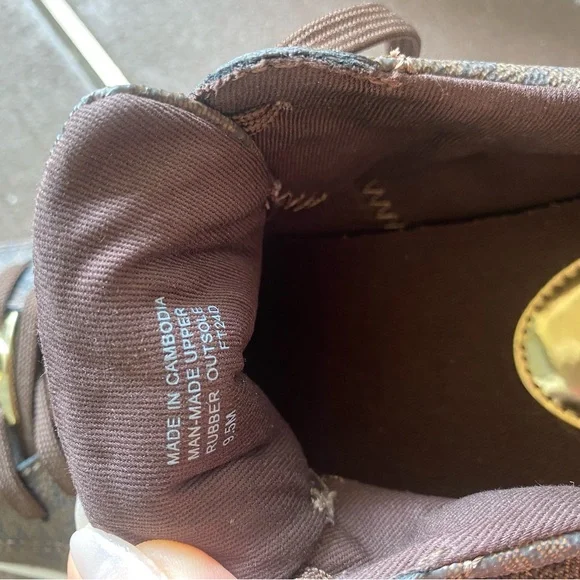✨BRAND NEW✨Michael Kors Women’s Brown Monogram Sneakers Size 9.5 - Picture 5 of 9